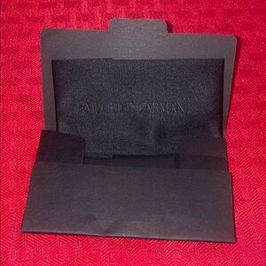 Emporio Armani Elegant Black Card Case